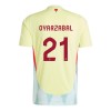 Camiseta de fútbol España Mikel Oyarzabal 21 Segunda Equipación Euro 2024 - Hombre